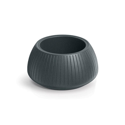 Γλάστρα - κασπώ Coro μπολ γραφίτης Y20xΦ40εκ.