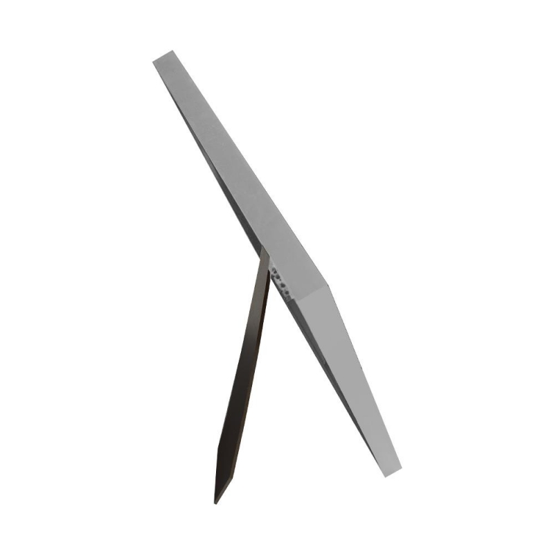 Κορνίζα τοίχου μεταλλική ασημί με ακρυλικό τζάμι 30x30εκ.