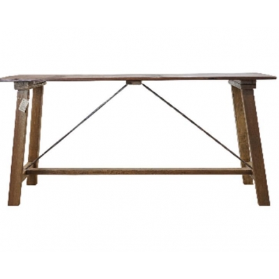 Κονσόλα Nextdeco Tribeca ανακυκλωμένο ξύλο teak - mahoni Υ80x100x40εκ.