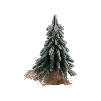 Χριστουγεννιάτικο δέντρο με ξύλινη βάση πράσινο 24εκ. Χριστουγεννιάτικο δέντρο με ξύλινη βάση πράσινο 24εκ.