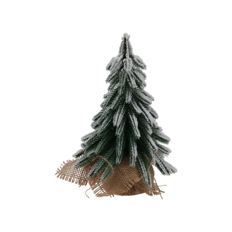 Χριστουγεννιάτικο δέντρο με ξύλινη βάση πράσινο 24εκ. Χριστουγεννιάτικο δέντρο με ξύλινη βάση πράσινο 24εκ.