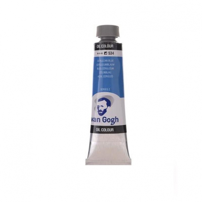 Talens van gogh χρώμα λαδιού 534 cerulean blue 20ml