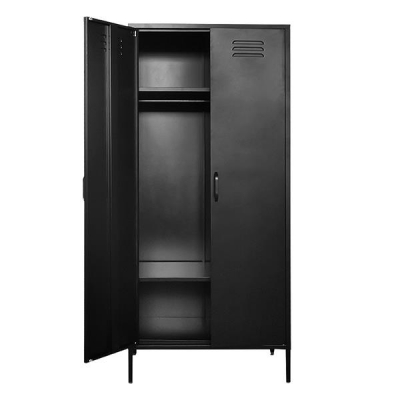 Ντουλάπα μεταλλική Nextdeco δίφυλλη μαύρη Υ170x76x50εκ. Ντουλάπα μεταλλική Nextdeco δίφυλλη μαύρη Υ170x76x50εκ.