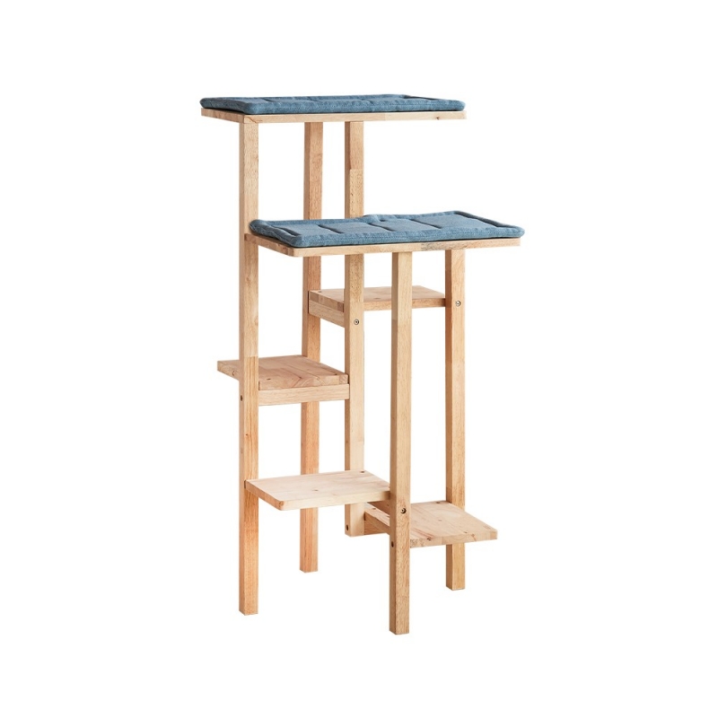 Γατόδεντρο Nextdeco Natural μασίφ ξύλο Υ113,5x54x60εκ.