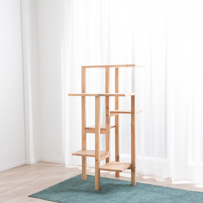 Γατόδεντρο Nextdeco Natural μασίφ ξύλο Υ113,5x54x60εκ.