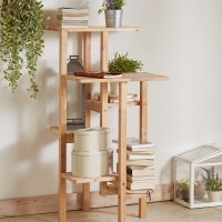 Γατόδεντρο Nextdeco Natural μασίφ ξύλο Υ113,5x54x60εκ.