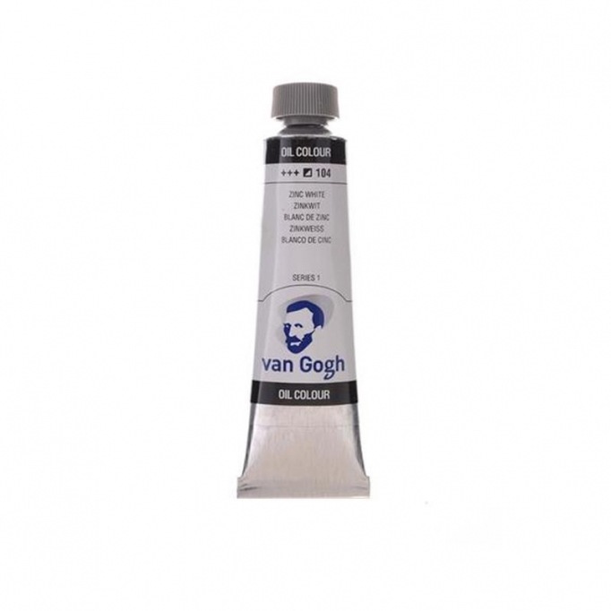 Talens van gogh χρώμα λαδιού 104 zinc white 20ml