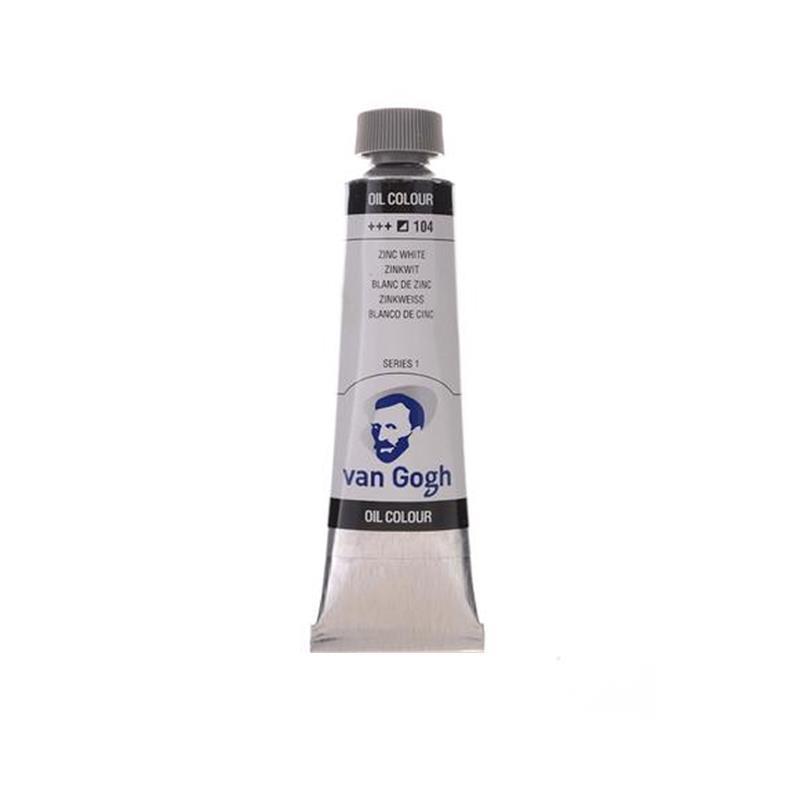 Talens van gogh χρώμα λαδιού 104 zinc white 20ml