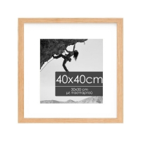 Κορνίζα τοίχου ξύλινη με ακρυλικό τζάμι 40x40εκ.