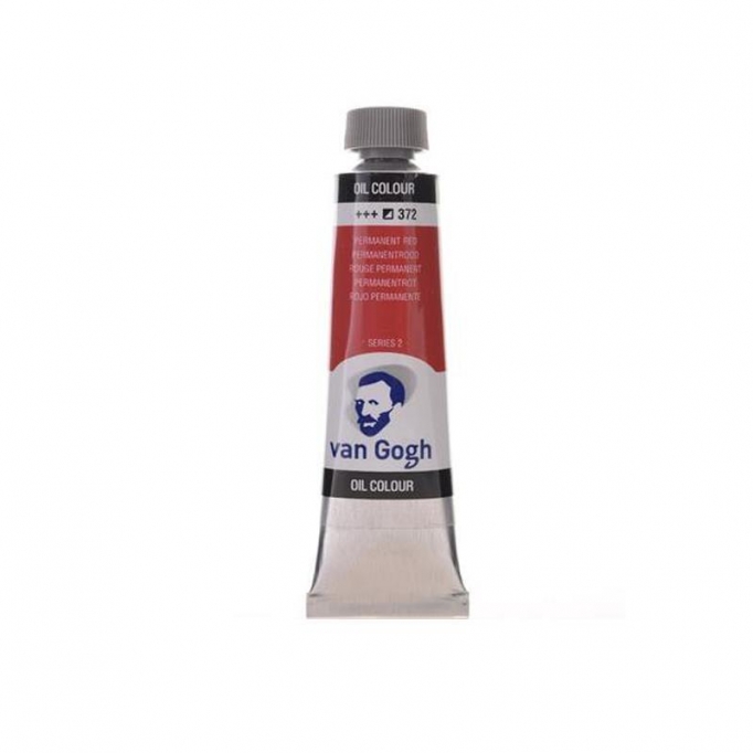 Talens van gogh χρώμα λαδιού 372 permanent red 20ml