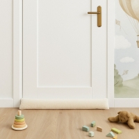 Στοπ αέρα γούνινη υφή εκρού 90x12εκ.