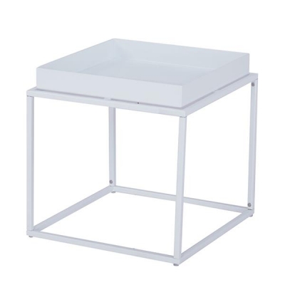 Τραπεζάκι μεταλλικό Nextdeco άσπρο Y35xØ80εκ. Τραπεζάκι μεταλλικό Nextdeco άσπρο Y35xØ80εκ.