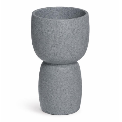 Γλάστρα - κασπώ Duala Slim γκρι Y70xΦ40εκ.