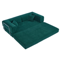 Compressed Nextdeco καναπές-κρεβάτι πράσινος 200x100x75εκ. Compressed Nextdeco καναπές-κρεβάτι πράσινος 200x100x75εκ.