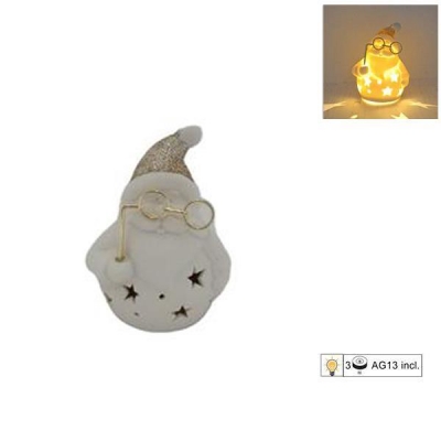 Χριστουγεννιάτικος διακοσμητικός Άγιος Βασίλης φωτιζόμενος Υ8x5x6εκ. Χριστουγεννιάτικος διακοσμητικός Άγιος Βασίλης φωτιζόμενος Υ8x5x6εκ.