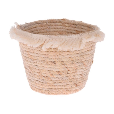 Καλάθι ψάθινο μεγάλο Υ20x Ø26εκ.