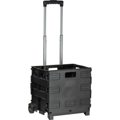 Καρότσι αγορών πτυσσόμενο πλαστικό, Υ90x30x40εκ.