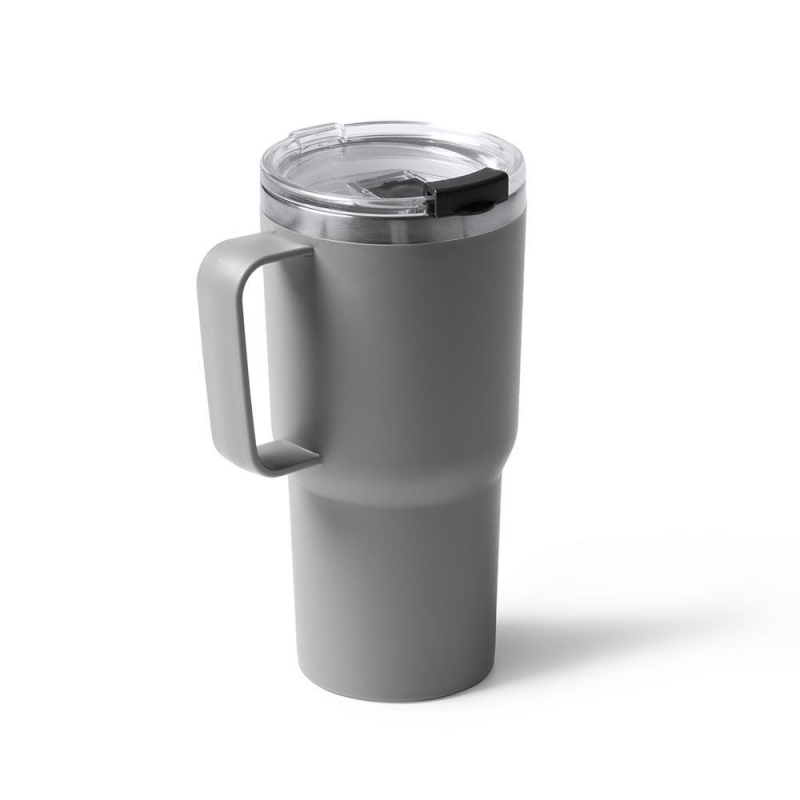 Θερμός - κούπα 600 ml γκρι ανοξείδωτο ατσάλι Υ18,9xØ9εκ. Θερμός - κούπα 600 ml γκρι ανοξείδωτο ατσάλι Υ18,9xØ9εκ.