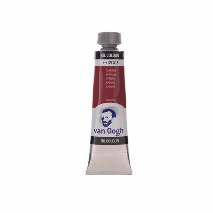 Talens van gogh χρώμα λαδιού 318 carmine 20ml