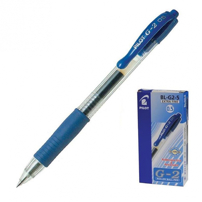 Pilot στυλό jel G2 extra fine μπλε 0.5mm