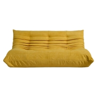 Compressed Nextdeco καναπές τριθέσιος Togo κίτρινος Υ70x174x102εκ. Compressed Nextdeco καναπές τριθέσιος Togo κίτρινος Υ70x174x102εκ.