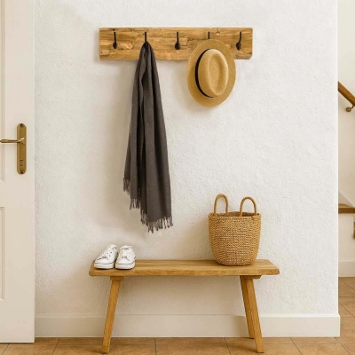 Κρεμάστρα τοίχου Nextdeco 5 γάντζοι Υ20×50×7εκ. Κρεμάστρα τοίχου Nextdeco 5 γάντζοι Υ20×50×7εκ.