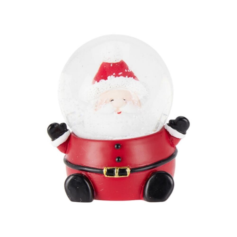 Χριστουγεννιάτικη χιονόμπαλα Άγιος Βασίλης Υ8,5×7×7εκ.