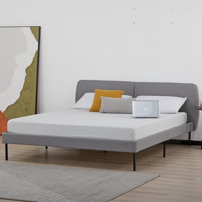 Κρεβάτι διπλό Nextdeco Jakarta khaki 160x200xY61εκ. Κρεβάτι διπλό Nextdeco Jakarta khaki 160x200xY61εκ.