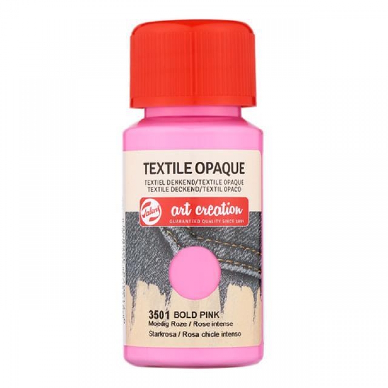 Talens χρώμα textile opaque 3501 bold pink 50ml Talens χρώμα textile opaque 3501 bold pink 50ml