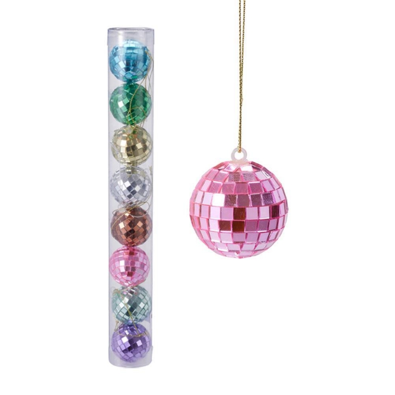 Κρεμαστές μπάλες διακόσμησης καθρέφτες σετ 8 τμχ Ø4εκ. Κρεμαστές μπάλες διακόσμησης καθρέφτες σετ 8 τμχ Ø4εκ.