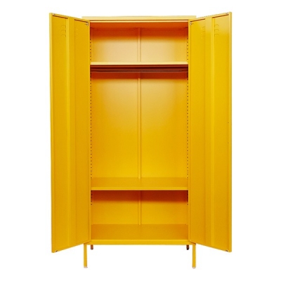 Ντουλάπα μεταλλική Nextdeco δίφυλλη κίτρινη Υ170x76x50εκ. Ντουλάπα μεταλλική Nextdeco δίφυλλη κίτρινη Υ170x76x50εκ.