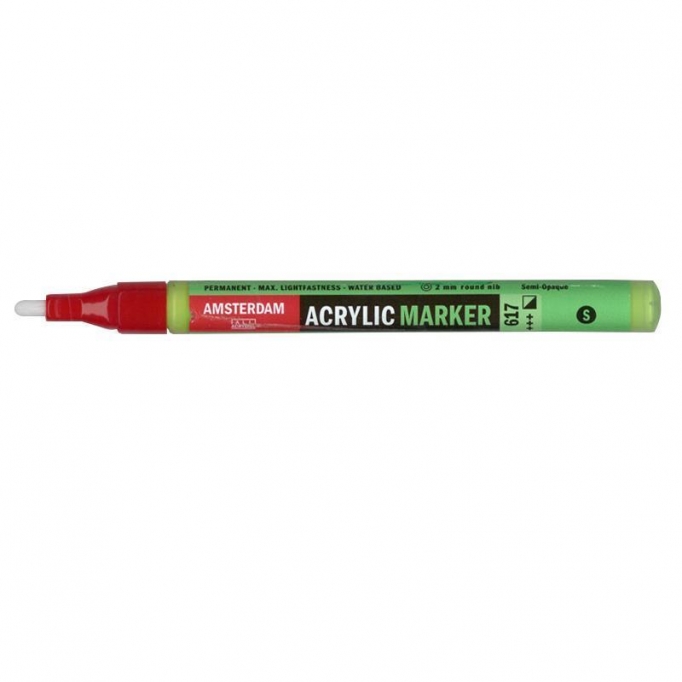 Talens amsterdam marker 617 yellowish green small