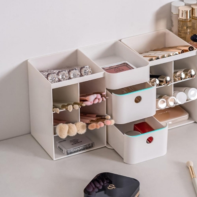 Organizer ή μολυβοθήκη λευκό Y17,5x20,5x15εκ.