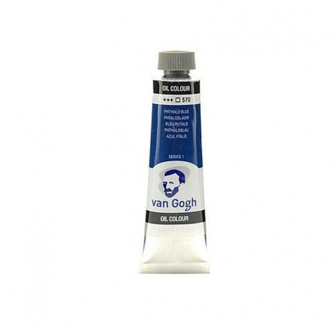 Talens van gogh χρώμα λαδιού 570 phthalo blue 20ml