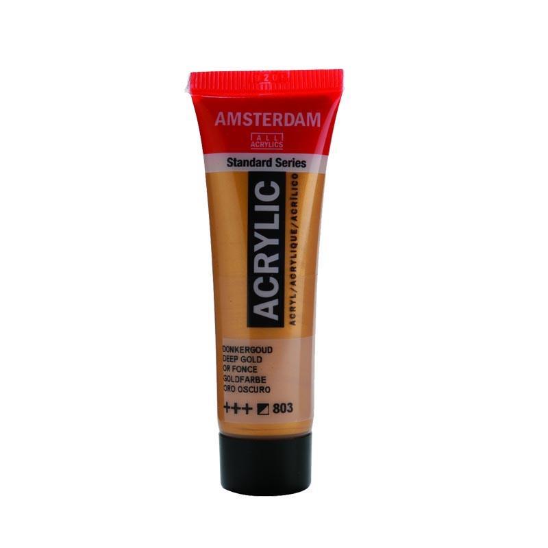 Talens amsterdam ακρυλικό χρώμα 803 deep gold 120ml Talens amsterdam ακρυλικό χρώμα 803 deep gold 120ml
