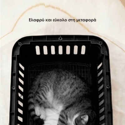 Κλουβί μεταφοράς κατοικιδίων πλαστικό Υ37×58×37εκ.