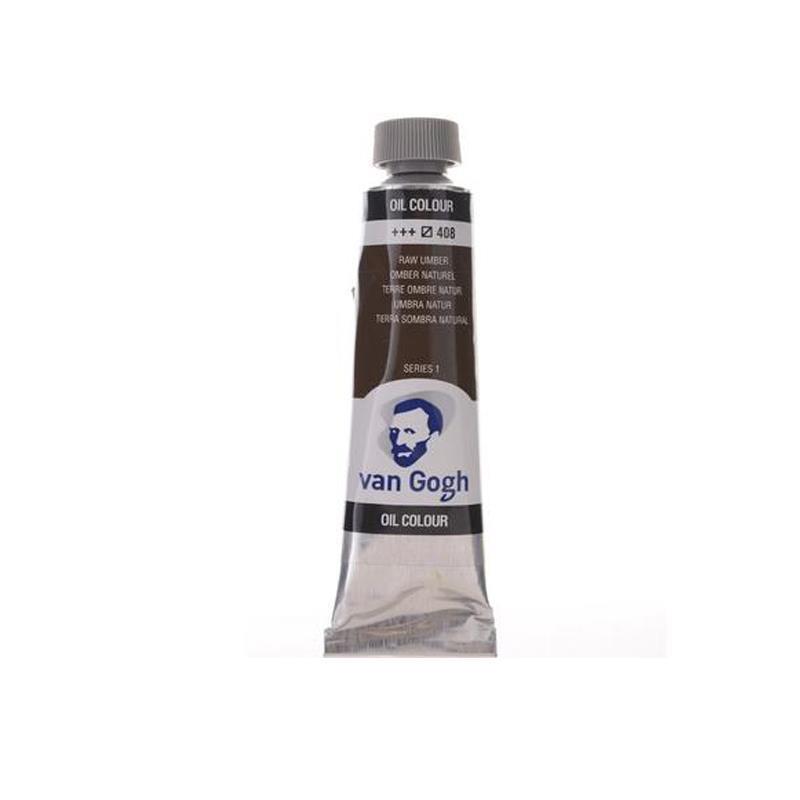 Talens van gogh χρώματα λαδιού 60ml (408-Raw umber)