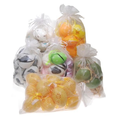 Σακουλάκι με 12 διακοσμητικά πασχαλινά αυγά