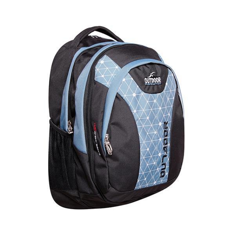 KALGAV τσάντα πλάτης Black blue stone με θήκη laptop/tablet Υ47x19,5x33εκ.