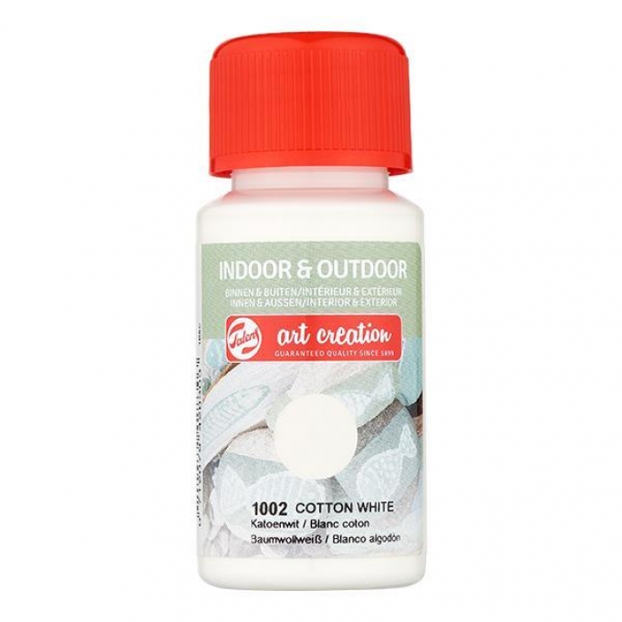 Talens χρώμα indoor/outdoor 1002 cotton white 50ml