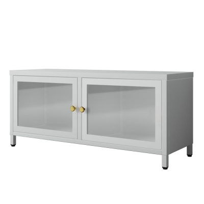 Έπιπλο τηλεόρασης μεταλλικό Nextdeco με ανοιγόμενες πόρτες λευκό Υ40x90x30εκ. Έπιπλο τηλεόρασης μεταλλικό Nextdeco με ανοιγόμενες πόρτες λευκό Υ40x90x30εκ.