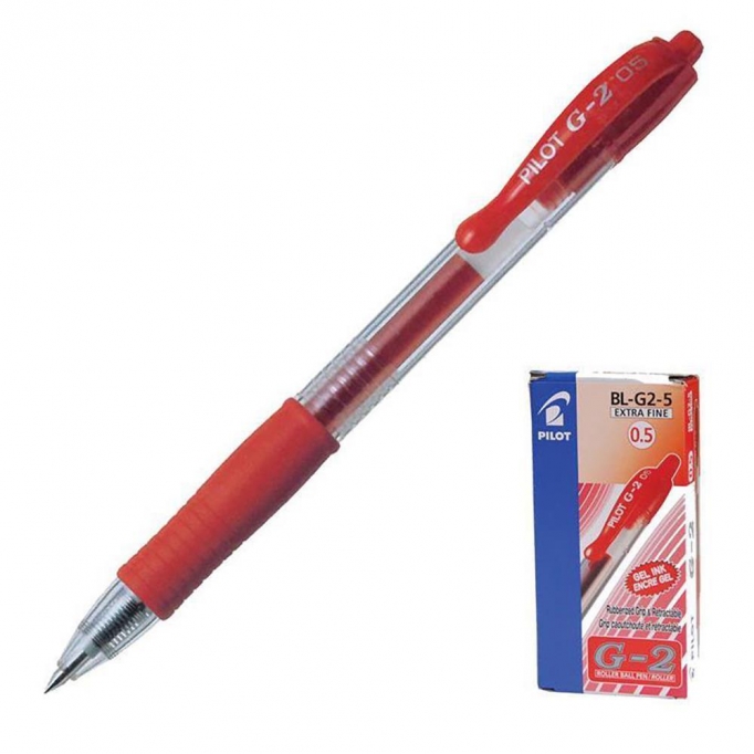 Pilot στυλό jel G2 extra fine κόκκινο 0.5mm