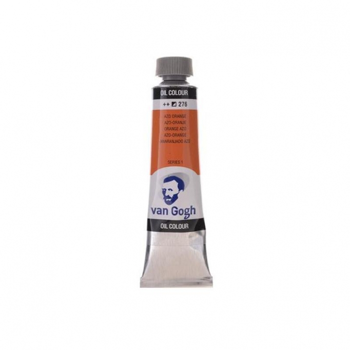 Talens van gogh χρώμα λαδιού 276 azo orange 200ml