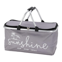 Ισοθερμικό καλάθι πικνίκ - ψυγείο αναδιπλούμενο 35lit, 48×28×24εκ. γκρι Ισοθερμικό καλάθι πικνίκ - ψυγείο αναδιπλούμενο 35lit, 48×28×24εκ. γκρι