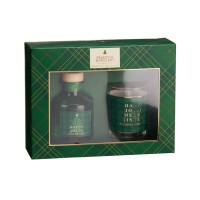 Σετ αρωματικό diffuser - κερί Χριστουγεννιάτικο Peacefull Woodland Σετ αρωματικό diffuser - κερί Χριστουγεννιάτικο Peacefull Woodland