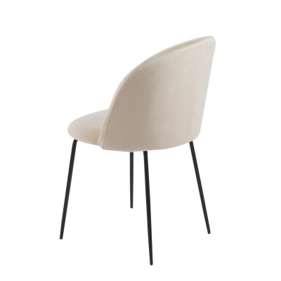 Καρέκλα μεταλλική Nextdeco Iris μπεζ Υ77x48x52εκ Καρέκλα μεταλλική Nextdeco Iris μπεζ Υ77x48x52εκ