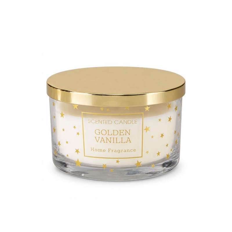 Αρωματικό κερί σε γυάλινο δοχείο Golden Vanilla Ø13εκ. Αρωματικό κερί σε γυάλινο δοχείο Golden Vanilla Ø13εκ.
