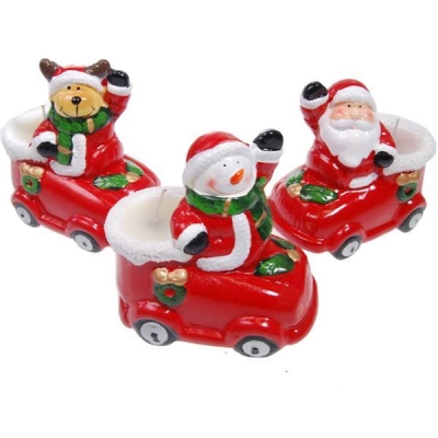 Χριστουγεννιάτικα κεραμικά κεράκια κοκτέηλ 3 σχέδια, Υ10,7x9,8εκ. Χριστουγεννιάτικα κεραμικά κεράκια κοκτέηλ 3 σχέδια, Υ10,7x9,8εκ.