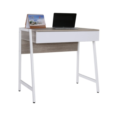 Γραφείο ξύλινο μεταλλική βάση Nextdeco λευκό Υ76x84x48εκ. Γραφείο ξύλινο μεταλλική βάση Nextdeco λευκό Υ76x84x48εκ.