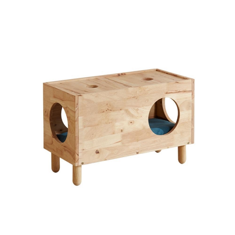 Σπιτάκι γάτας Nextdeco Natural μασίφ ξύλο Υ47x73x35εκ. Σπιτάκι γάτας Nextdeco Natural μασίφ ξύλο Υ47x73x35εκ.